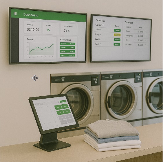 Laundry pickup and deleivery software